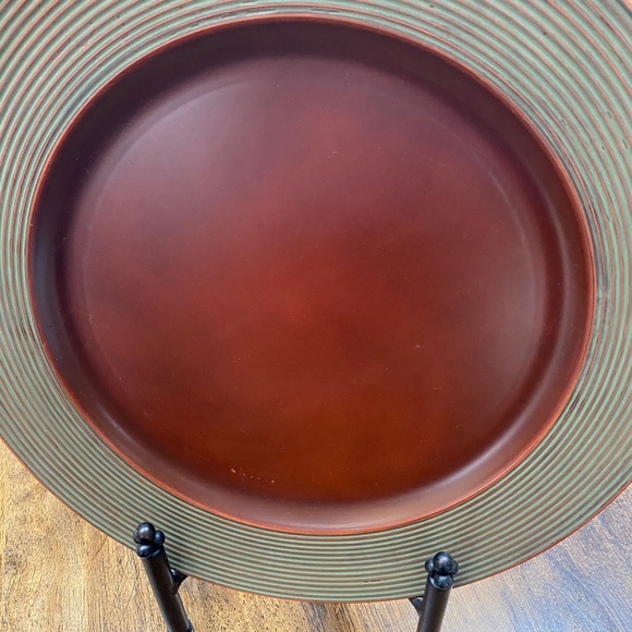 Set of 4 decorative plastic plate - Picture 8 of 9